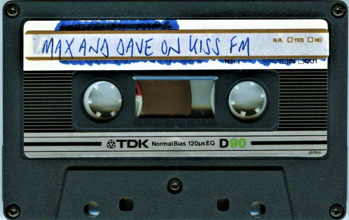 MAX &amp; DAVE KISS FM 1993 TDK MA-X 90 TAPE (1)