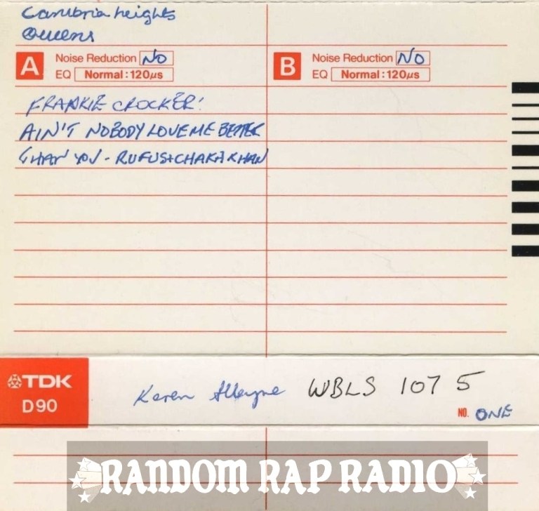 Frankie Crocker 107.5 WBLS 10th & 15th Sept 1983 RRR BANNER WIDE