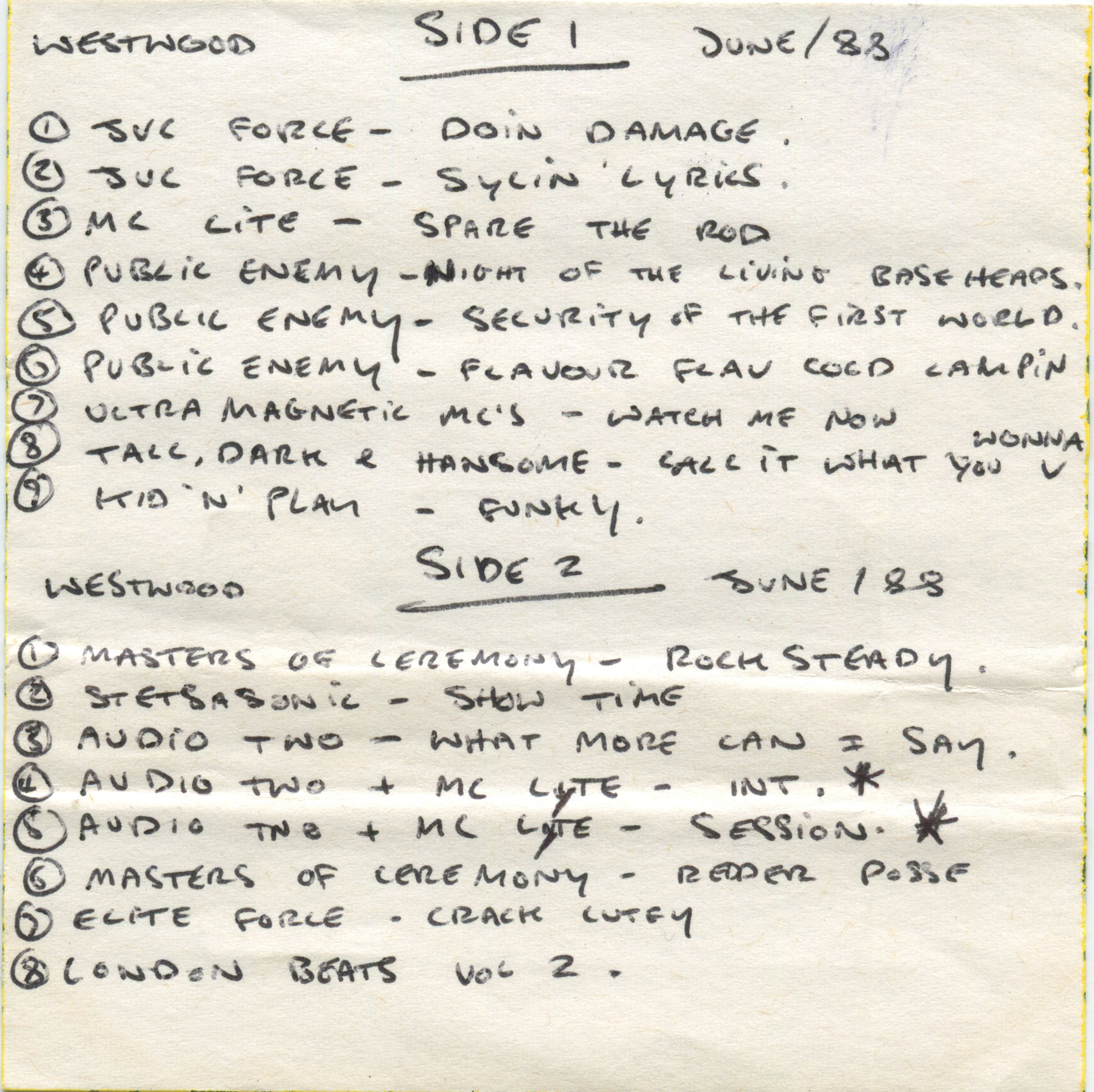 WESTWOOD JUNE MEMOREX JCRD