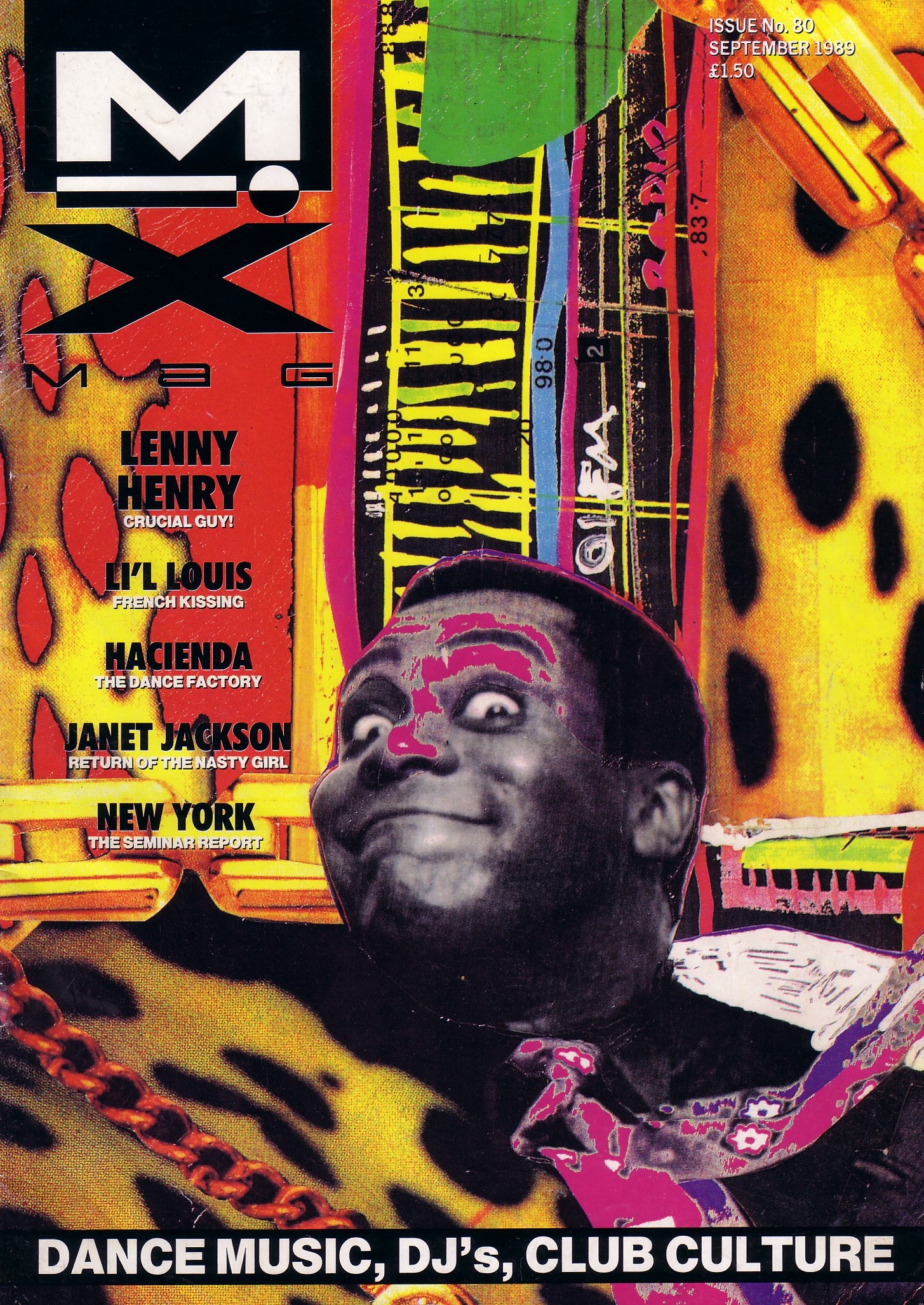 mixmag-issue-80-sep-1989- lenny henry cover